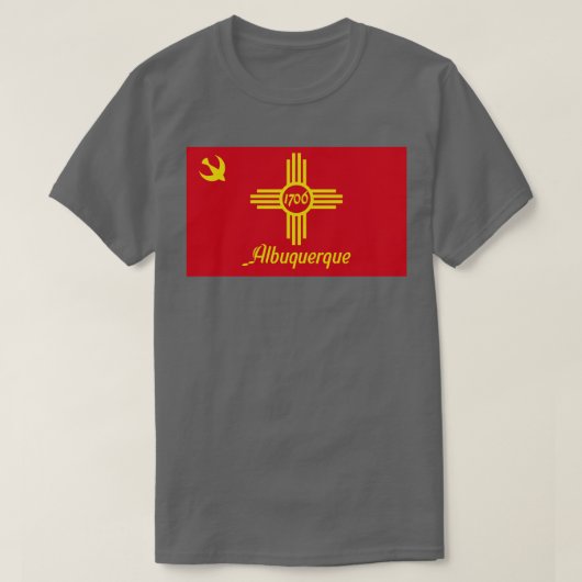 T-shirt Drapeau d'Albuquerque (Design devant)