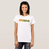 T-shirt Drapeau Dames Australie (Devant entier)