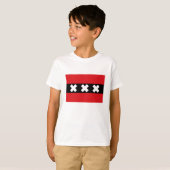 T-shirt Drapeau d'Amsterdam (Devant entier)