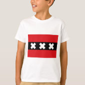 T-shirt Drapeau d'Amsterdam (Devant)