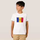T-shirt Drapeau d'Andorre patriotique (Devant entier)