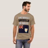 T-shirt Drapeau d'Anguilla (Devant entier)