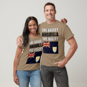 T-shirt Drapeau d'Anguilla (Unisexe)