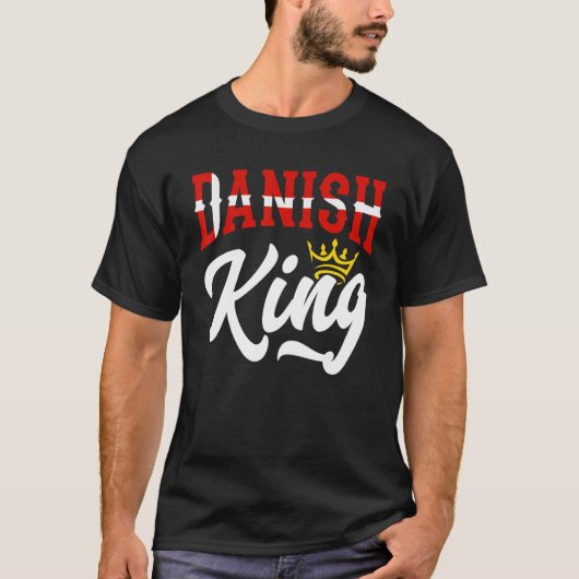 T-shirt Drapeau danois Danemark Danemark (Devant)