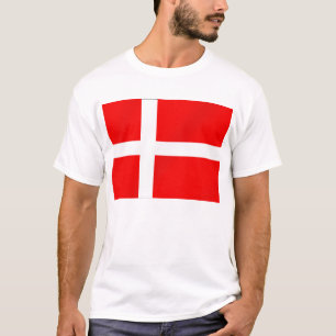 T-shirt Drapeau danois du Danemark pour des Danois