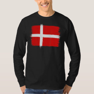 T-shirt Drapeau danois Grundlovsdag Danemark Jour 5 juin D
