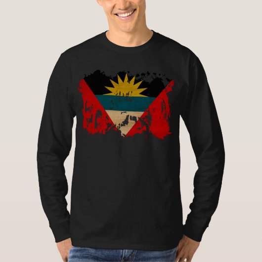 T-shirt Drapeau d'Antigua-et-Barbuda (Devant)