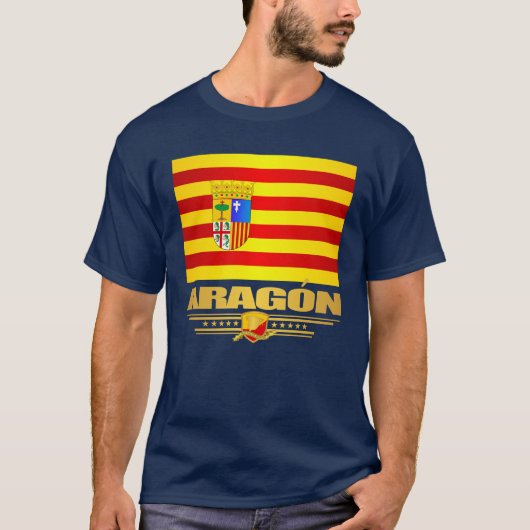 T-shirt Drapeau d'Aragon (Devant)