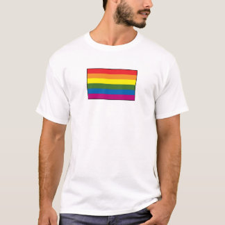 T-shirt Drapeau d'arc-en-ciel de gay pride