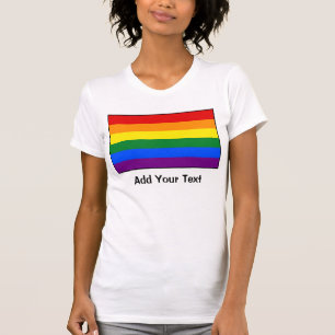 T-shirt Drapeau d'arc-en-ciel de gay pride de LGBT