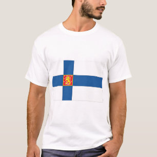 T-shirt Drapeau d'armoiries de Finlande