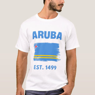 T-shirt Drapeau d'Aruba