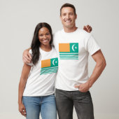 T-shirt Drapeau d'Azad Cachemire (Unisexe)