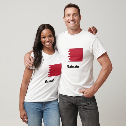 T-shirt Drapeau de Bahreïn (Unisexe)