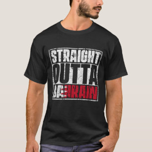 T-shirt Drapeau De Bahreïn Droit