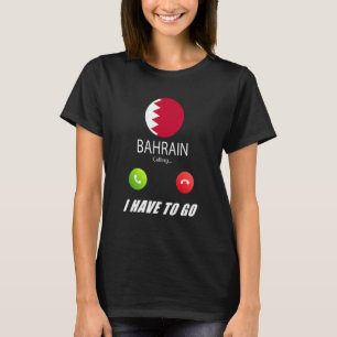 T-shirt Drapeau de Bahreïn Souvenir Bahreïn Appelle Est Ap