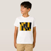 T-shirt Drapeau de Baltimore (Devant entier)