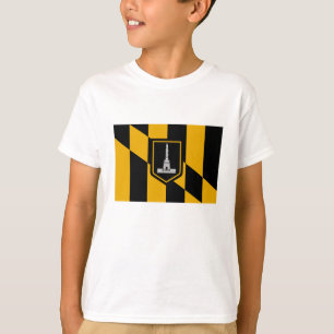 T-shirt Drapeau de Baltimore