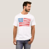 T-shirt Drapeau de baseball (Devant entier)