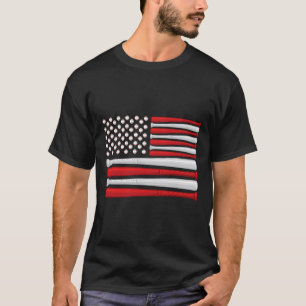 T-shirt Drapeau de baseball américain Clic - Drapeau de ba