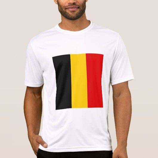 T-shirt Drapeau de Belgique (Devant)