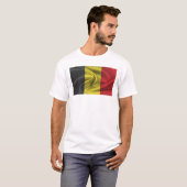 T-shirt Drapeau De Belgique (Devant entier)