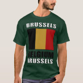 T-shirt Drapeau de Belgique (Devant)