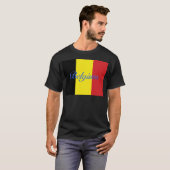 T-shirt Drapeau de Belgique (Devant entier)