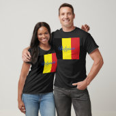 T-shirt Drapeau de Belgique (Unisexe)