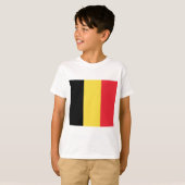 T-shirt Drapeau de Belgique (Devant entier)