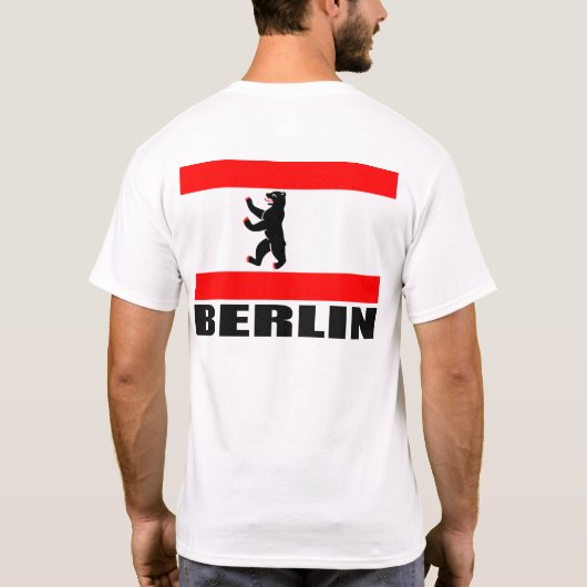 T-shirt Drapeau de Berlin (Dos)