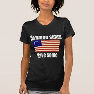 T-shirt Drapeau de Betsy Ross de bon sens