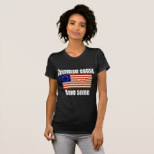 T-shirt Drapeau de Betsy Ross de bon sens (Devant entier)