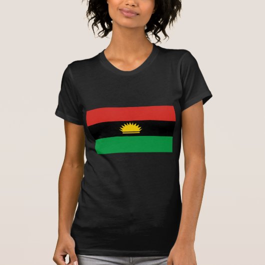 T-shirt Drapeau de Biafra (Bịafra) (Devant)