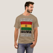 T-shirt Drapeau de Bolivie (Devant entier)