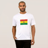T-shirt Drapeau de Bolivie patriotique (Devant entier)