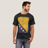 T-shirt Drapeau de Bosnie-Herzégovine (Devant entier)