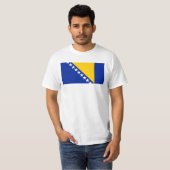 T-shirt Drapeau de Bosnie-Herzégovine (Devant entier)