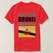 T-shirt Drapeau de Brunei (Design devant)