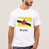 T-shirt Drapeau de Brunei (Devant)