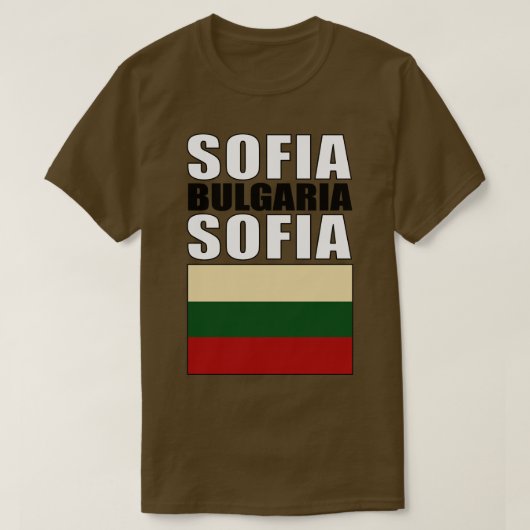 T-shirt Drapeau de Bulgarie (Design devant)