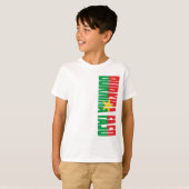 T-shirt Drapeau de Burkina Faso (Devant entier)