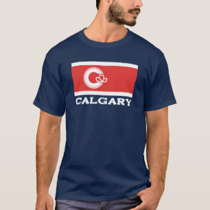 T-shirt Drapeau de Calgary, CANADA
