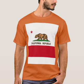 T-shirt Drapeau de Californie