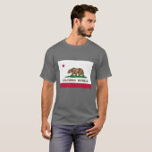 T-shirt Drapeau de Californie surdimensionné 2 (Devant entier)