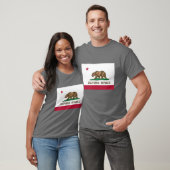 T-shirt Drapeau de Californie surdimensionné 2 (Unisexe)