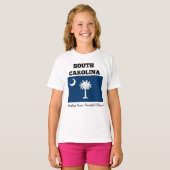 T-shirt Drapeau de Caroline du Sud (Devant entier)