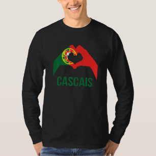 T-shirt Drapeau de Cascais ville portugaise amour Portugal