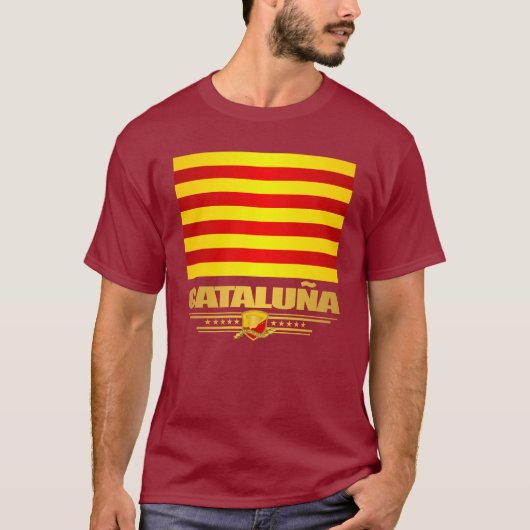 T-shirt Drapeau de Catalogne (Devant)