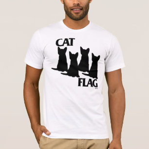 T-shirt Drapeau de chat